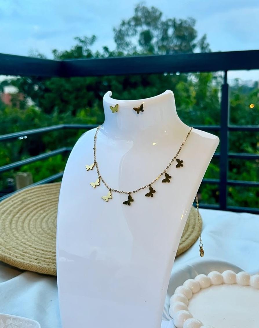 Premium Gold-plated Twinkling Stars Charm Minimal Chain